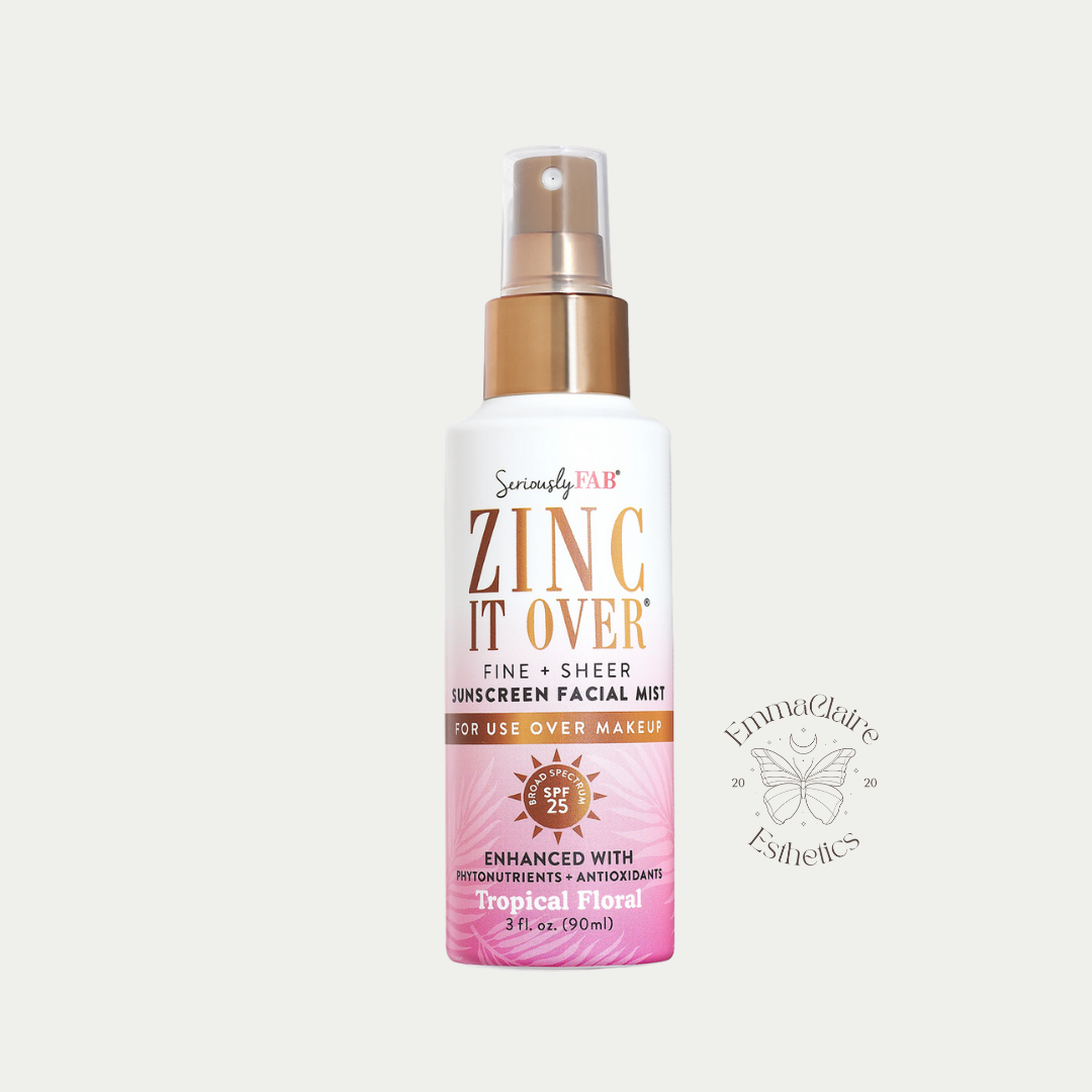 Zinc it Over Suncreen Spray (Scented)